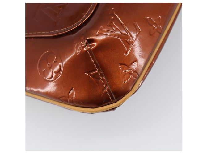 LOUIS VUITTON Monogram Vernis Thompson Street Bag Bronze M91124 LV Auth ka6016 Bronzo - vista 18