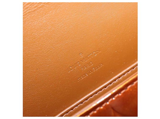 LOUIS VUITTON Monogram Vernis Thompson Street Bag Bronze M91124 LV Auth ka6016 Bronzo - vista 21