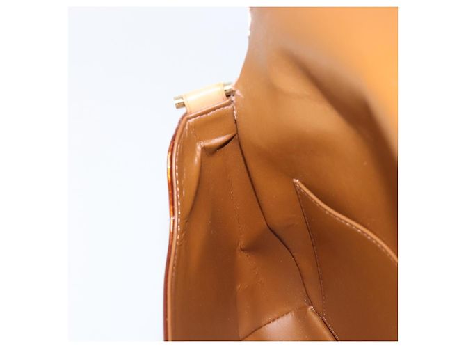 LOUIS VUITTON Monogram Vernis Thompson Street Bag Bronze M91124 LV Auth ka6016 Bronzo - vista 23