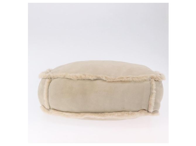 Borsa a mano CHANEL Mouton Beige CC Auth 200356A - vista 6
