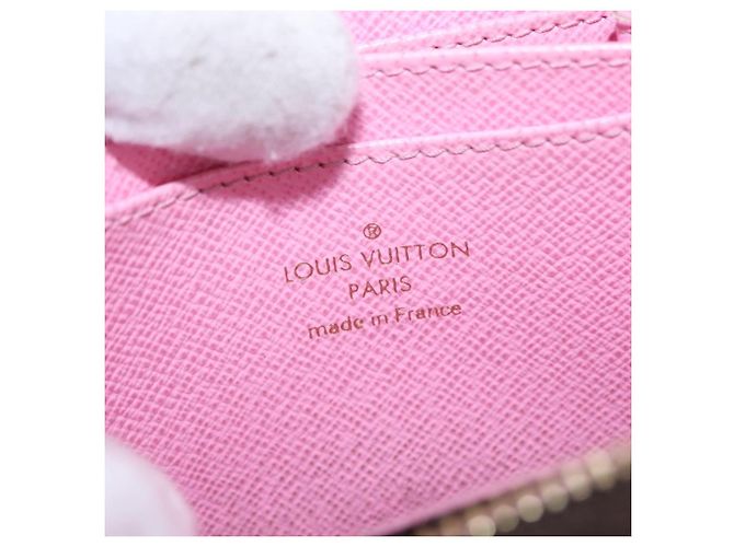 LOUIS VUITTON Damier Ebene Zippy Coin Purse N40721 LV Auth 200094A - vista 12