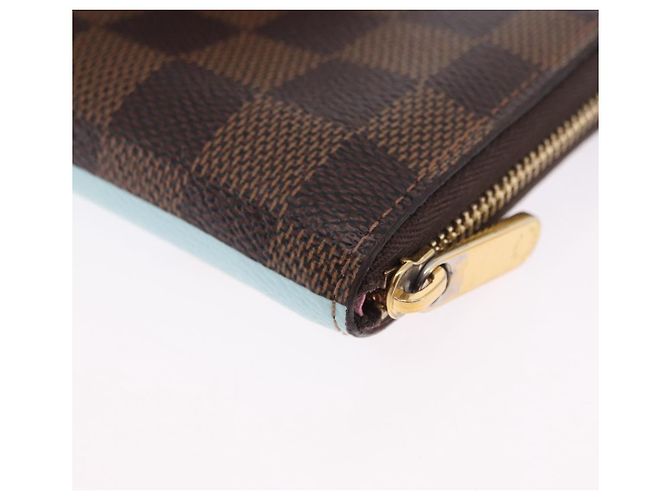 LOUIS VUITTON Damier Ebene Zippy Coin Purse N40721 LV Auth 200094A - vista 16