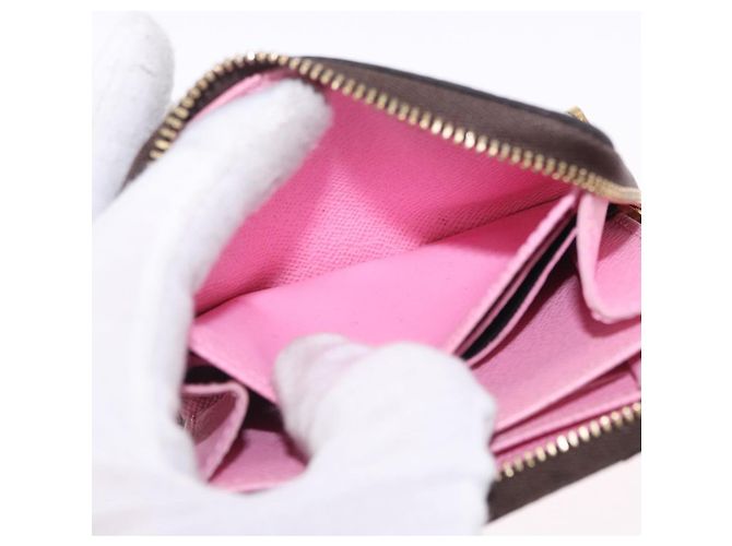 LOUIS VUITTON Damier Ebene Zippy Coin Purse N40721 LV Auth 200094A - vista 17