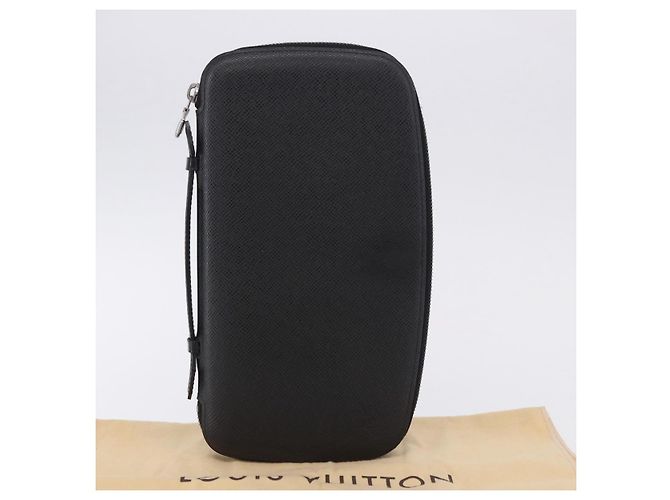 LOUIS VUITTON Taiga Organizer Atoll Travel Case Ardoise M30652 LV Auth 199998A Grigio - vista 12