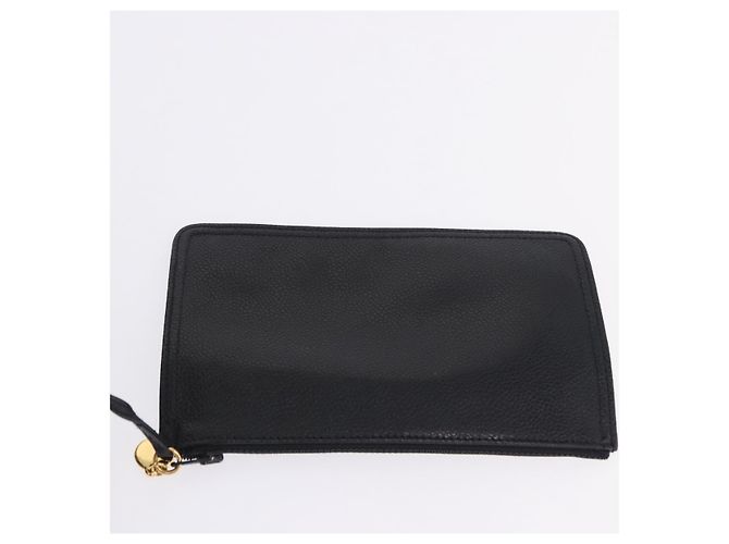 Borsa a tracolla CHANEL Triple Coco Chain in pelle Caviar Nera e Oro CC Auth yk20817SAV Nero D'oro - vista 22