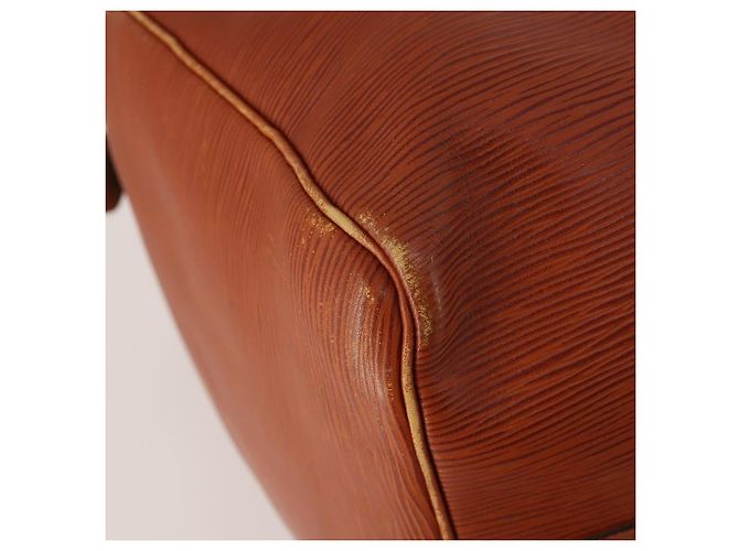 LOUIS VUITTON Epi Keepall 50 Boston Bag Brown M42968 LV Auth 200906 Marrone - vista 15
