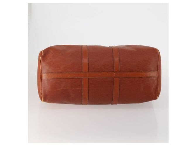 LOUIS VUITTON Epi Keepall 50 Boston Bag Brown M42968 LV Auth 200906 Marrone - vista 5