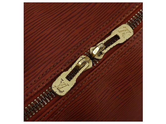 LOUIS VUITTON Epi Keepall 50 Boston Bag Brown M42968 LV Auth 200906 Marrone - vista 9
