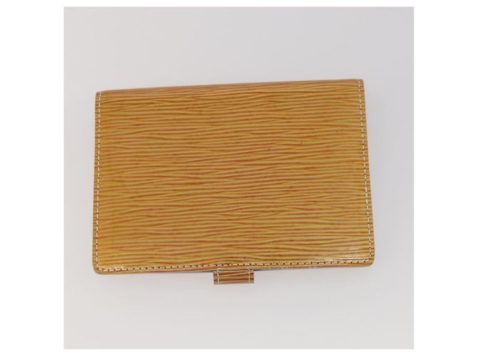 LOUIS VUITTON Epi Monogram Key Case Coin Purse Wallet 5 Set Blue LV Auth BA15060 Giallo - vista 14