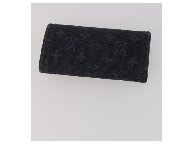 LOUIS VUITTON Epi Monogram Key Case Coin Purse Wallet 5 Set Blue LV Auth BA15060 Giallo - vista 20