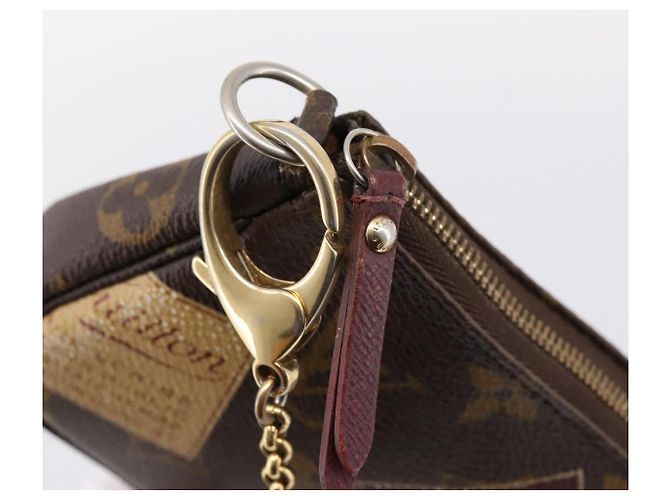 LOUIS VUITTON Label Collection Mini Pochette Accessoires M63798 LV Auth bs36887 Monogramma - vista 10