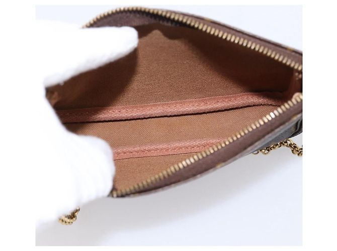 LOUIS VUITTON Label Collection Mini Pochette Accessoires M63798 LV Auth bs36887 Monogramma - vista 11