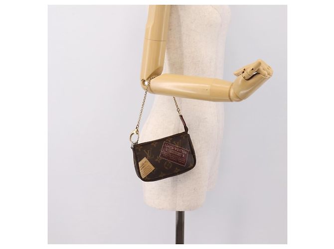 LOUIS VUITTON Label Collection Mini Pochette Accessoires M63798 LV Auth bs36887 Monogramma - vista 19