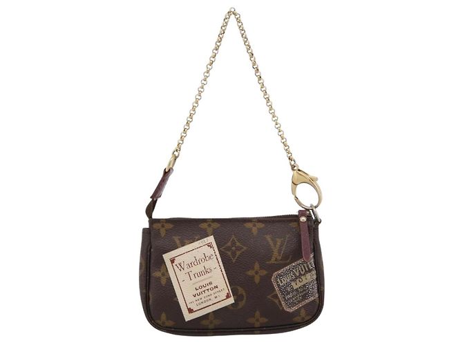 LOUIS VUITTON Label Collection Mini Pochette Accessoires M63798 LV Auth bs36887 Monogramma - vista 2