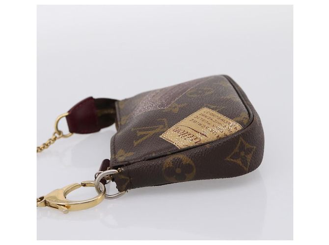 LOUIS VUITTON Label Collection Mini Pochette Accessoires M63798 LV Auth bs36887 Monogramma - vista 3