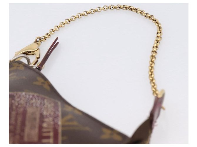 LOUIS VUITTON Label Collection Mini Pochette Accessoires M63798 LV Auth bs36887 Monogramma - vista 8