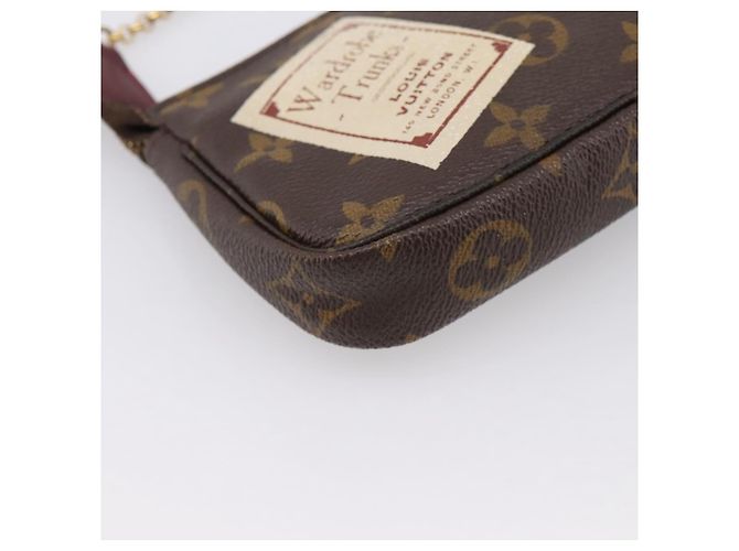 LOUIS VUITTON Label Collection Mini Pochette Accessoires M63798 LV Auth bs36887 Monogramma - vista 9