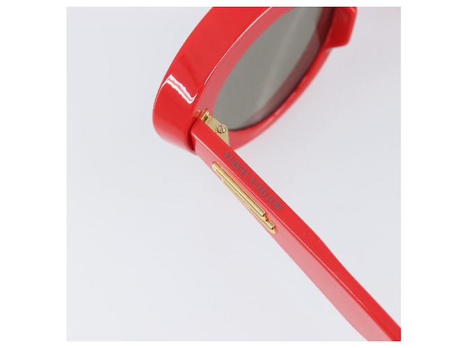 Gafas de sol BOTTEGA VENETA Plástico Rojo Auth bs36855V Roja - vista 11