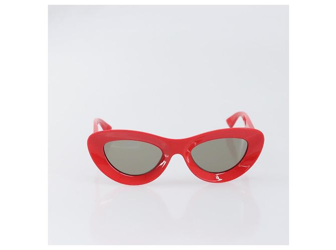 Gafas de sol BOTTEGA VENETA Plástico Rojo Auth bs36855V Roja - vista 13