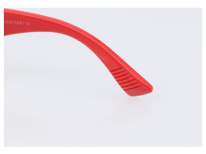 Gafas de sol BOTTEGA VENETA Plástico Rojo Auth bs36855V Roja - vista 17