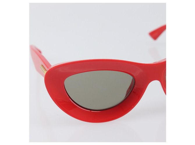 Gafas de sol BOTTEGA VENETA Plástico Rojo Auth bs36855V Roja - vista 5
