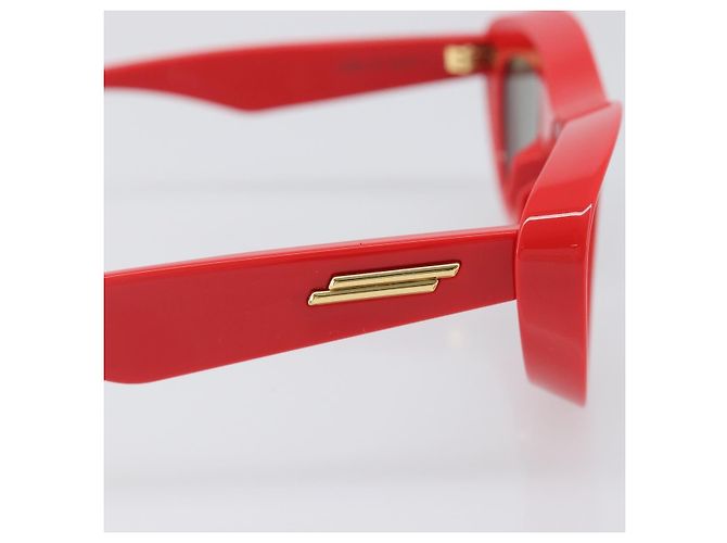 Gafas de sol BOTTEGA VENETA Plástico Rojo Auth bs36855V Roja - vista 7
