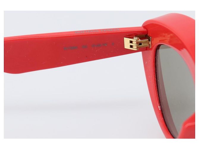 Gafas de sol BOTTEGA VENETA Plástico Rojo Auth bs36855V Roja - vista 9