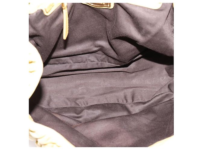Borsa Miu Miu Matelassé in pelle 2way Gialla Tono Oro Auth 167575V Giallo - vista 10