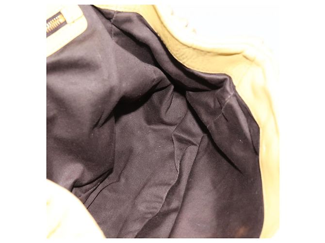 Borsa Miu Miu Matelassé in pelle 2way Gialla Tono Oro Auth 167575V Giallo - vista 22