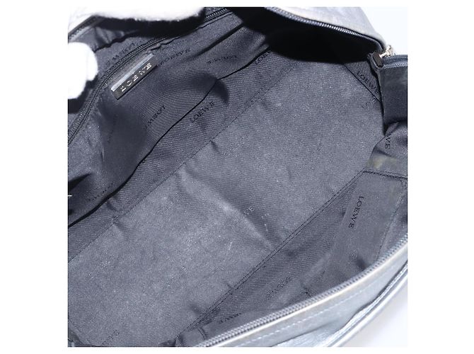 Borsa a mano LOEWE Amazona 28 in pelle Argento Oro Auth 200992V D'oro - vista 10