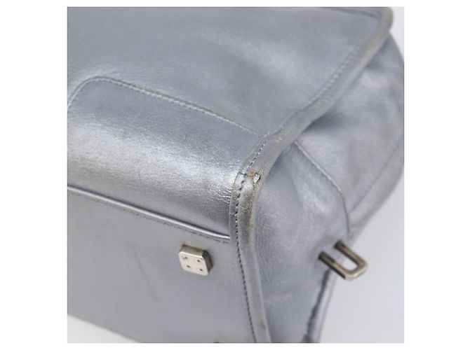 Borsa a mano LOEWE Amazona 28 in pelle Argento Oro Auth 200992V D'oro - vista 16