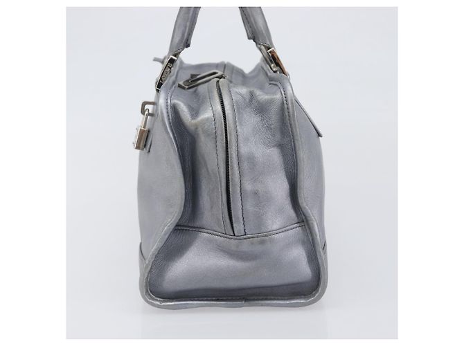 Borsa a mano LOEWE Amazona 28 in pelle Argento Oro Auth 200992V D'oro - vista 3