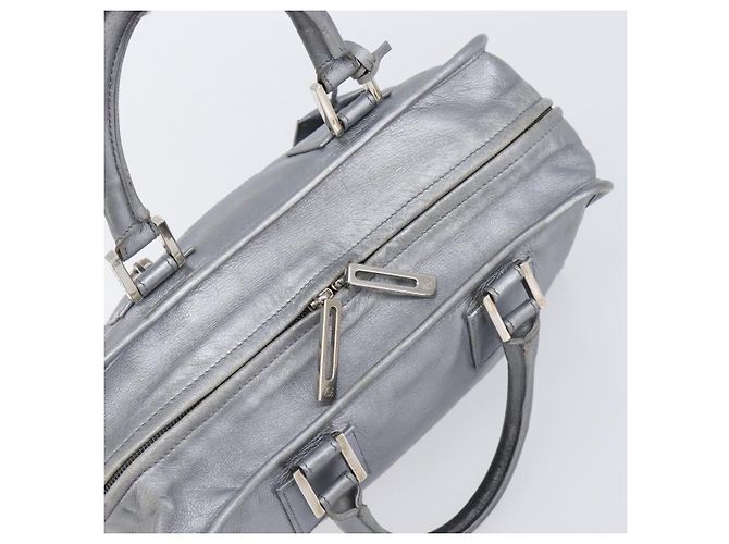 Borsa a mano LOEWE Amazona 28 in pelle Argento Oro Auth 200992V D'oro - vista 6