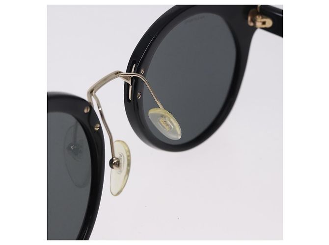 Occhiali da sole PRADA Plastica Nero Tono Oro Auth BA15442 - vista 16