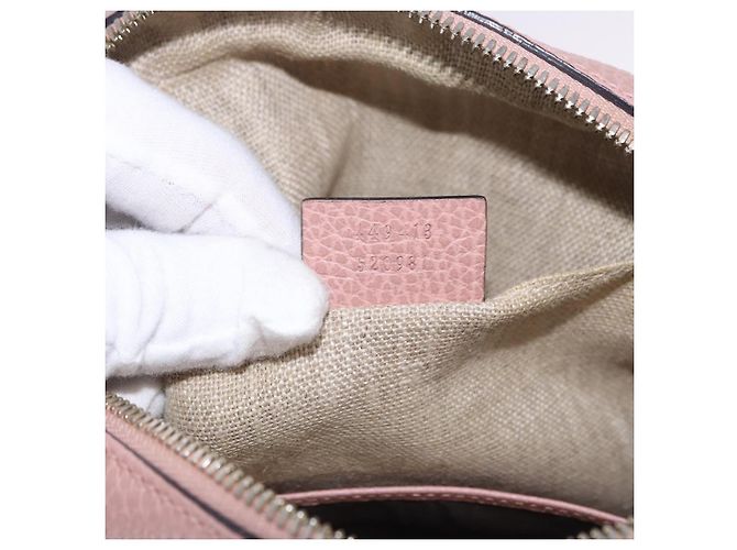 Sac à épaule GUCCI GG Canvas Beige Gold 449413 Auth mr2883 Doré - vue 12