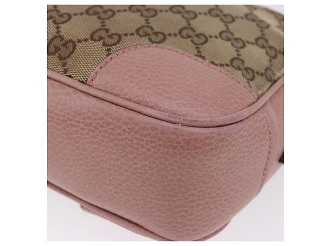 Sac à épaule GUCCI GG Canvas Beige Gold 449413 Auth mr2883 Doré - vue 16