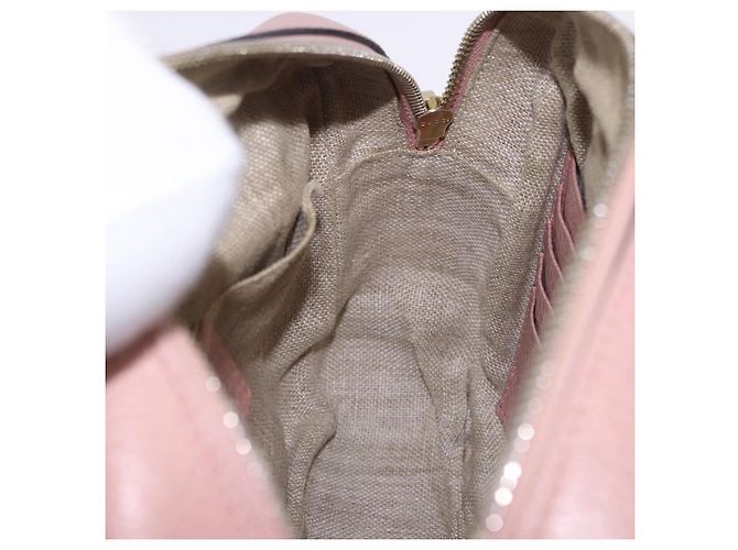 Sac à épaule GUCCI GG Canvas Beige Gold 449413 Auth mr2883 Doré - vue 22