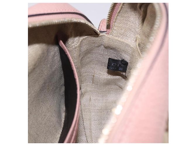 Sac à épaule GUCCI GG Canvas Beige Gold 449413 Auth mr2883 Doré - vue 23