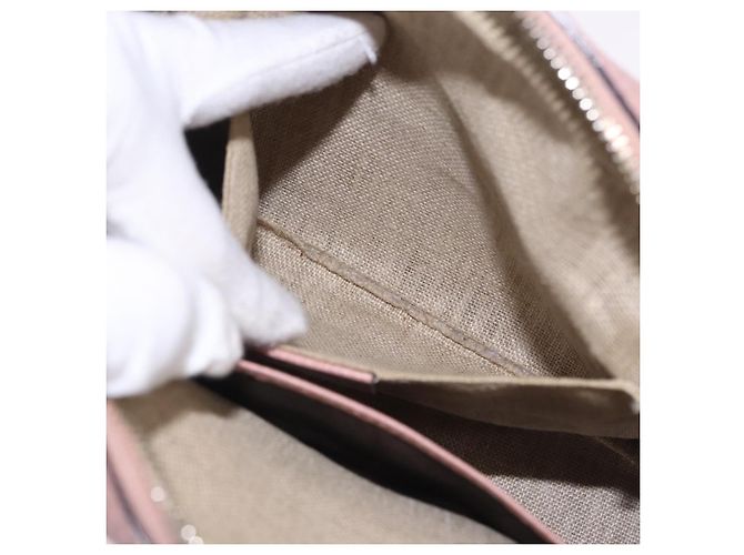 Sac à épaule GUCCI GG Canvas Beige Gold 449413 Auth mr2883 Doré - vue 25