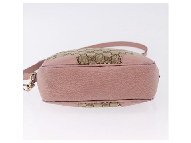 Sac à épaule GUCCI GG Canvas Beige Gold 449413 Auth mr2883 Doré - vue 8