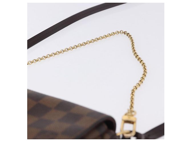 LOUIS VUITTON Damier Ebene Favorit PM Shoulder Bag 2way N41276 LV Auth ka6018V - vista 14