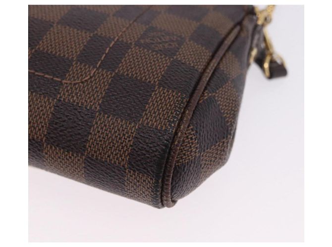 LOUIS VUITTON Damier Ebene Favorit PM Shoulder Bag 2way N41276 LV Auth ka6018V - vista 18