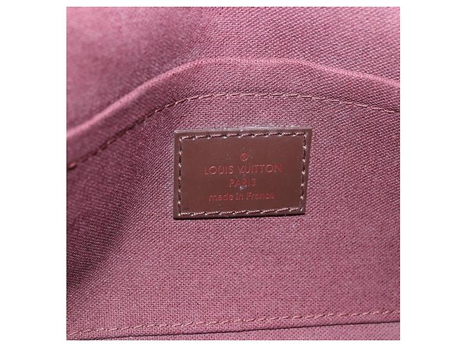 LOUIS VUITTON Damier Ebene Favorit PM Shoulder Bag 2way N41276 LV Auth ka6018V - vista 20