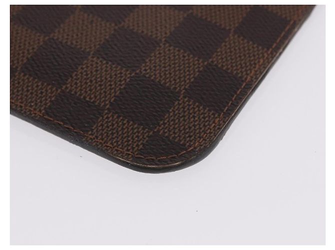 LOUIS VUITTON Damier Ebene Neverfull MM Pouch LV Auth 199983 - vista 14