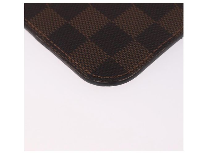 LOUIS VUITTON Damier Ebene Neverfull MM Pouch LV Auth 199983 - vista 15