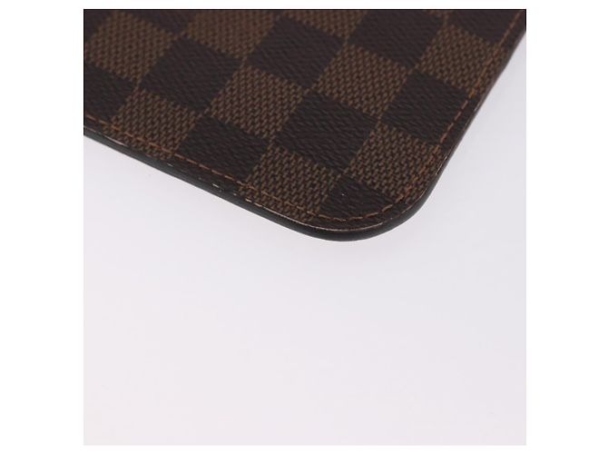 LOUIS VUITTON Damier Ebene Neverfull MM Pouch LV Auth 199983 - vista 16