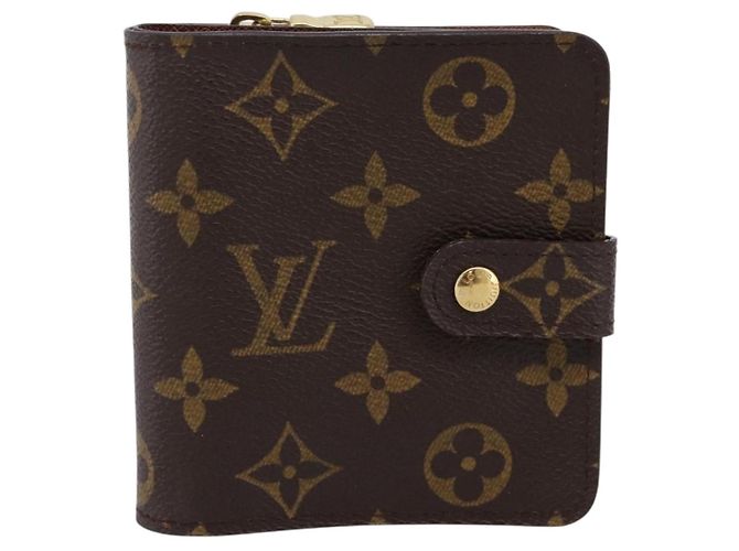 LOUIS VUITTON Monogram Compact Zip Wallet M61667 LV Auth am12518V Monogramme - vue 13