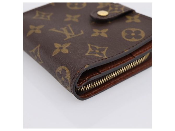 LOUIS VUITTON Monogram Compact Zip Wallet M61667 LV Auth am12518V Monogramme - vue 14