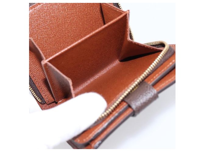 LOUIS VUITTON Monogram Compact Zip Wallet M61667 LV Auth am12518V Monogramme - vue 22