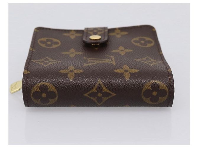 LOUIS VUITTON Monogram Compact Zip Wallet M61667 LV Auth am12518V Monogramme - vue 3